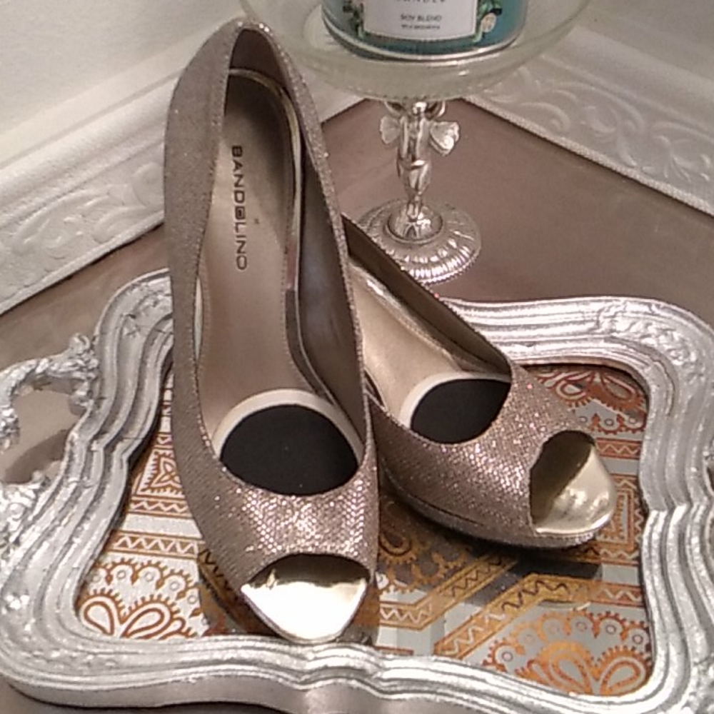 COPY - Bandolino gold shoes